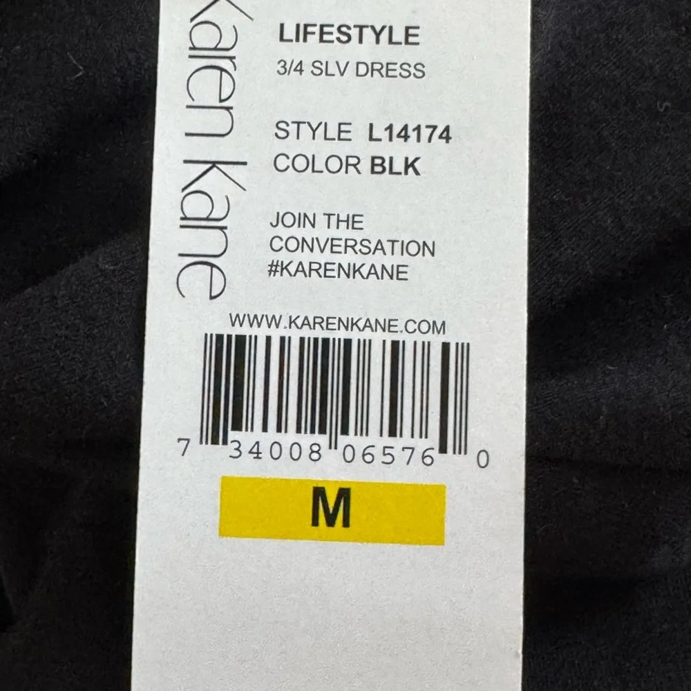 Karen Kane 3/4 sleeve A-line dress L14174 new with tags size Medium